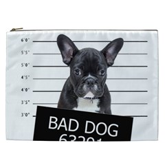 Bad Dog Cosmetic Bag (xxl)  by Valentinaart