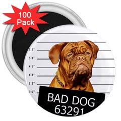 Bad Dog 3  Magnets (100 Pack) by Valentinaart