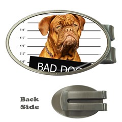 Bad Dog Money Clips (oval)  by Valentinaart