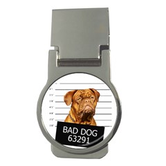 Bad Dog Money Clips (round)  by Valentinaart