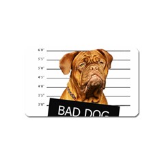 Bad Dog Magnet (name Card) by Valentinaart