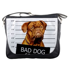 Bad Dog Messenger Bags by Valentinaart