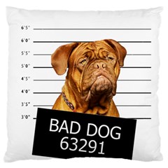 Bad Dog Standard Flano Cushion Case (one Side) by Valentinaart