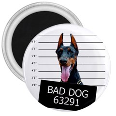 Bad Dog 3  Magnets by Valentinaart