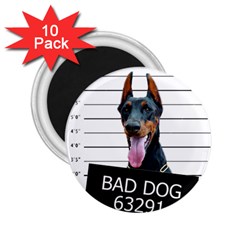 Bad Dog 2 25  Magnets (10 Pack)  by Valentinaart