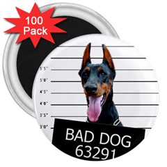 Bad dog 3  Magnets (100 pack)