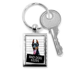 Bad dog Key Chains (Rectangle) 