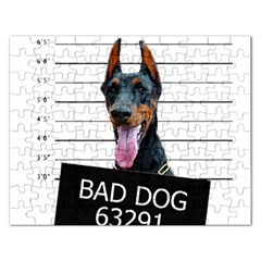 Bad dog Rectangular Jigsaw Puzzl