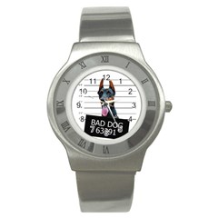 Bad dog Stainless Steel Watch