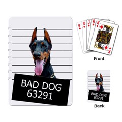 Bad dog Playing Card