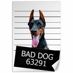 Bad Dog Canvas 12  X 18   by Valentinaart