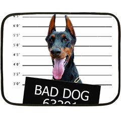 Bad dog Fleece Blanket (Mini)