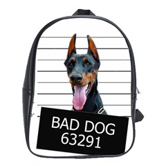 Bad Dog School Bags(large)  by Valentinaart