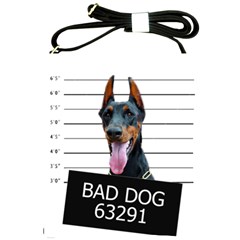 Bad Dog Shoulder Sling Bags by Valentinaart