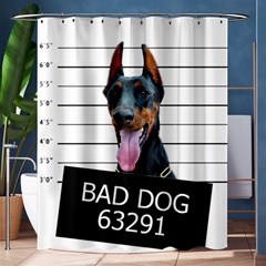 Bad dog Shower Curtain 60  x 72  (Medium) 