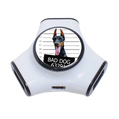 Bad Dog 3-port Usb Hub by Valentinaart