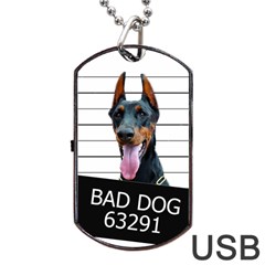 Bad dog Dog Tag USB Flash (Two Sides)