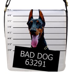 Bad dog Flap Messenger Bag (S)