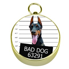 Bad Dog Gold Compasses by Valentinaart