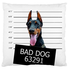 Bad Dog Standard Flano Cushion Case (two Sides) by Valentinaart