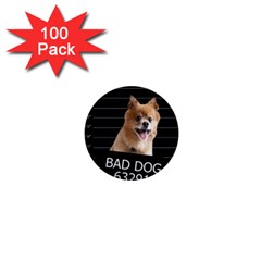 Bad Dog 1  Mini Buttons (100 Pack)  by Valentinaart