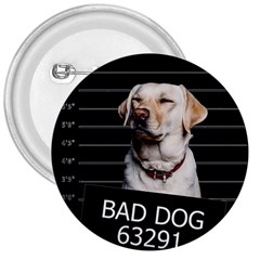 Bad Dog 3  Buttons by Valentinaart