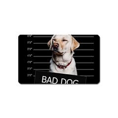 Bad Dog Magnet (name Card) by Valentinaart