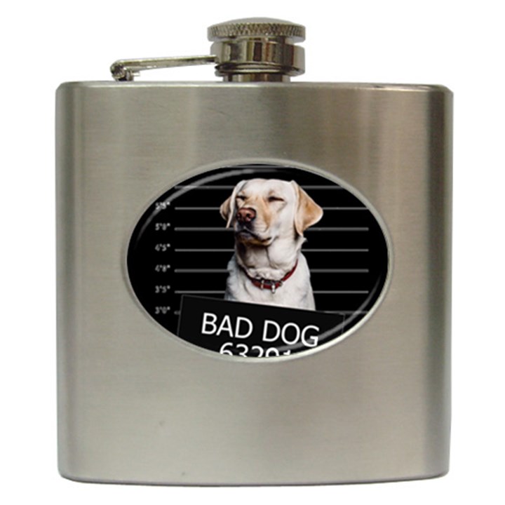 Bad dog Hip Flask (6 oz)