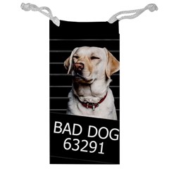 Bad Dog Jewelry Bag by Valentinaart