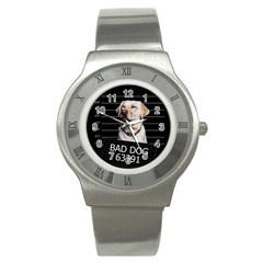 Bad Dog Stainless Steel Watch by Valentinaart