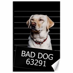 Bad Dog Canvas 24  X 36  by Valentinaart