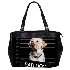 Bad Dog Office Handbags (2 Sides)  by Valentinaart