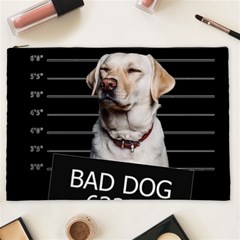 Bad Dog Cosmetic Bag (xxl)  by Valentinaart