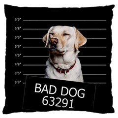 Bad Dog Standard Flano Cushion Case (two Sides) by Valentinaart