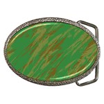 Brown green texture             Belt Buckle Front