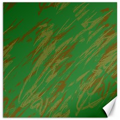 Brown Green Texture             Canvas 20  X 20  by LalyLauraFLM