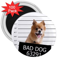 Bad Dog 3  Magnets (100 Pack) by Valentinaart