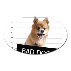 Bad Dog Oval Magnet by Valentinaart