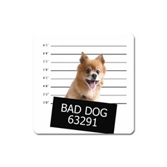 Bad Dog Square Magnet by Valentinaart