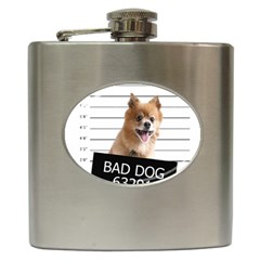 Bad Dog Hip Flask (6 Oz) by Valentinaart