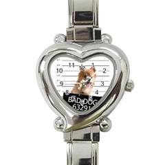 Bad Dog Heart Italian Charm Watch by Valentinaart