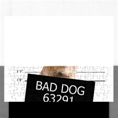 Bad Dog Rectangular Jigsaw Puzzl by Valentinaart