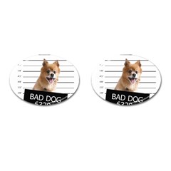 Bad Dog Cufflinks (oval) by Valentinaart