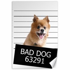 Bad Dog Canvas 20  X 30   by Valentinaart