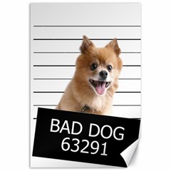 Bad Dog Canvas 24  X 36  by Valentinaart