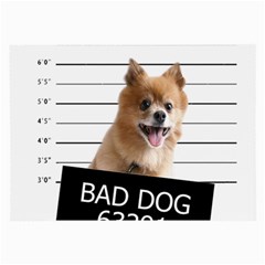 Bad Dog Large Glasses Cloth (2-side) by Valentinaart