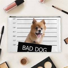 Bad Dog Cosmetic Bag (large)  by Valentinaart