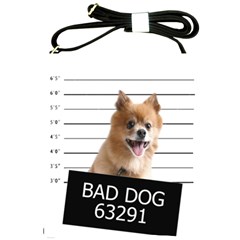 Bad Dog Shoulder Sling Bags by Valentinaart