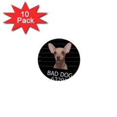 Bad Dog 1  Mini Buttons (10 Pack)  by Valentinaart