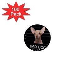 Bad Dog 1  Mini Magnets (100 Pack)  by Valentinaart